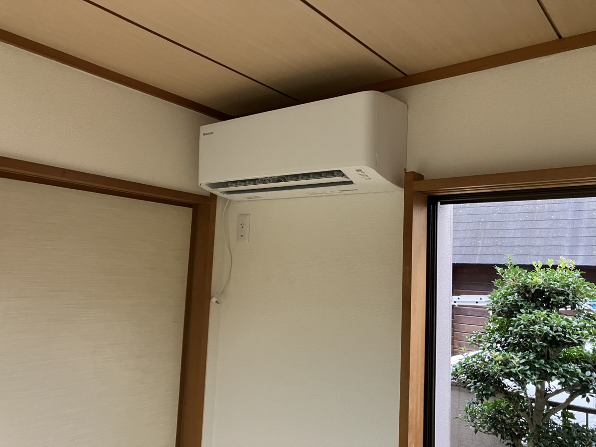 暑すぎる夏のエアコン工事（宇都宮市）