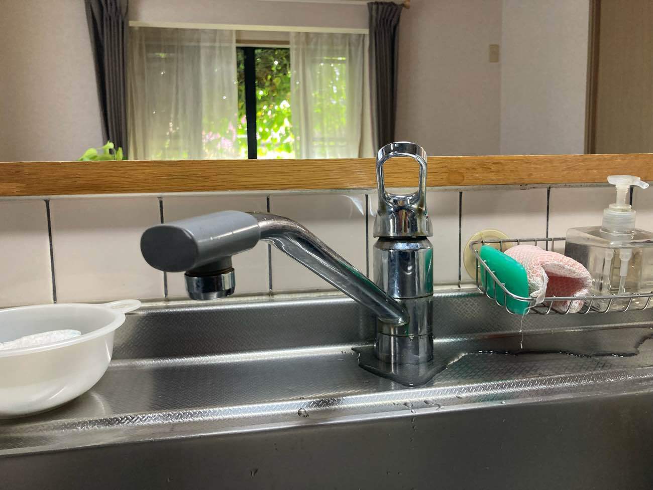 古くなった蛇口の交換工事（さくら市）