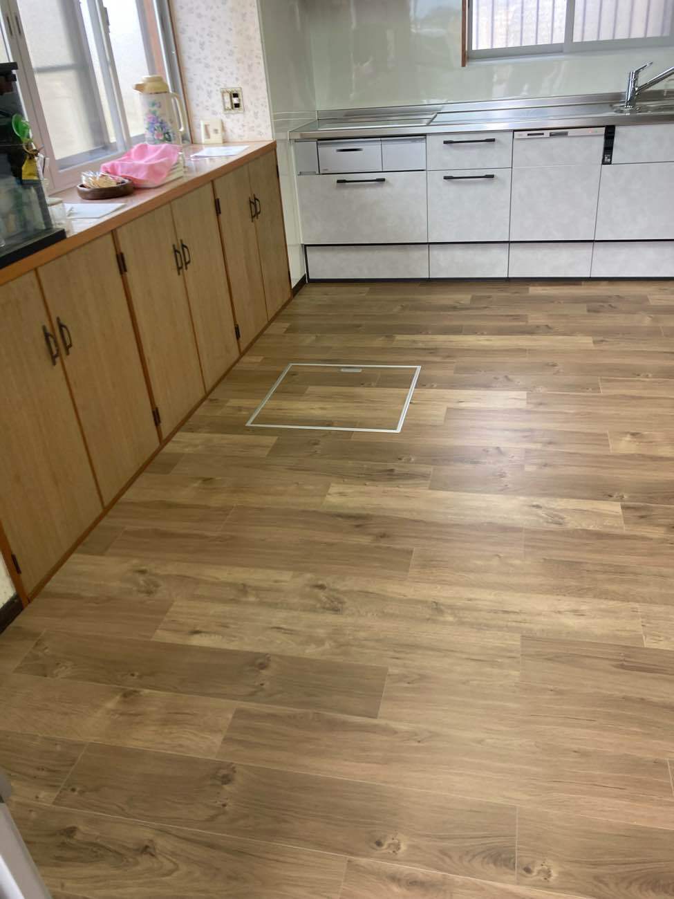 施工後：新たに点検口も作成しメンテナンスもしやすくなりました！