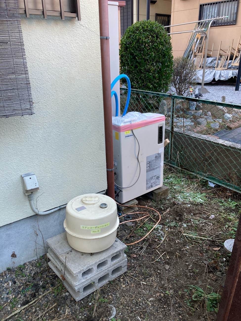 古くなったエコキュート交換工事（宇都宮市）