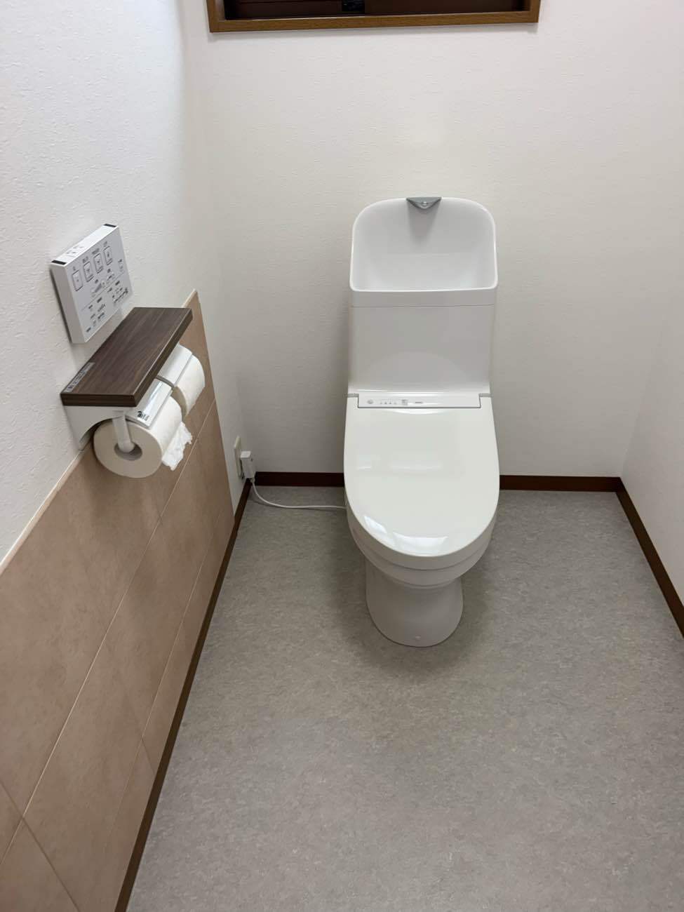 トイレを広々リフォーム！（宇都宮市）